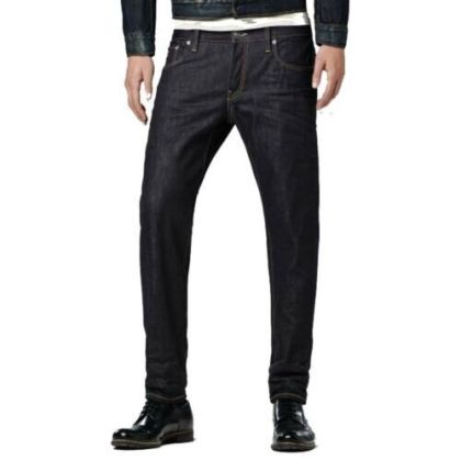 G-Star мъжки тъмно сини дънки 3301 tapered oxford denim